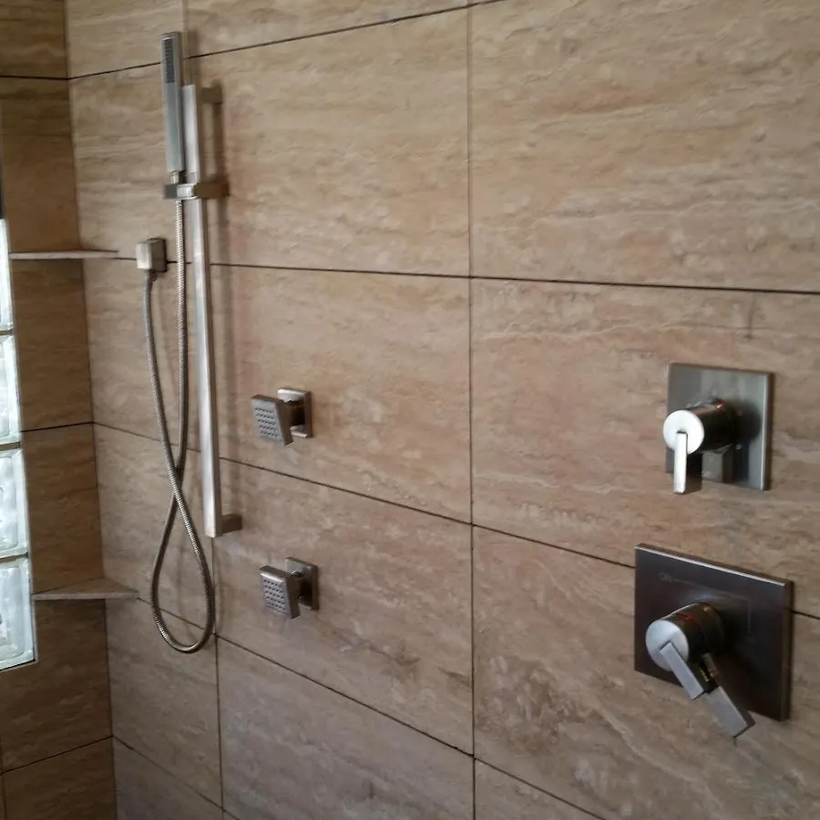 Shower fixture installation for Water Heater Replacement in Rockford